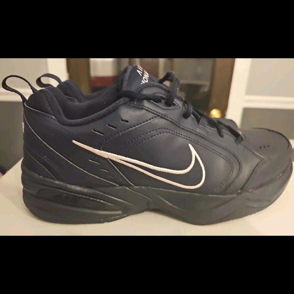 Nike Men's Air Monarch IV AMP Obsidian/Pink Training Shoes FB7143-403 Size 13 - Picture 2 of 8